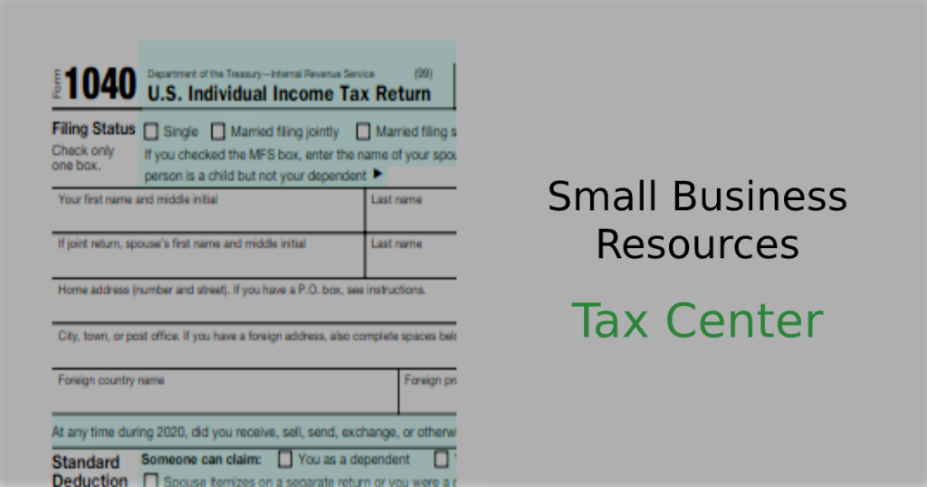 IRS Tax Forms and Publications for Small Businesses